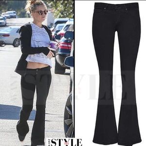 Hudson charcoal Flare Jeans